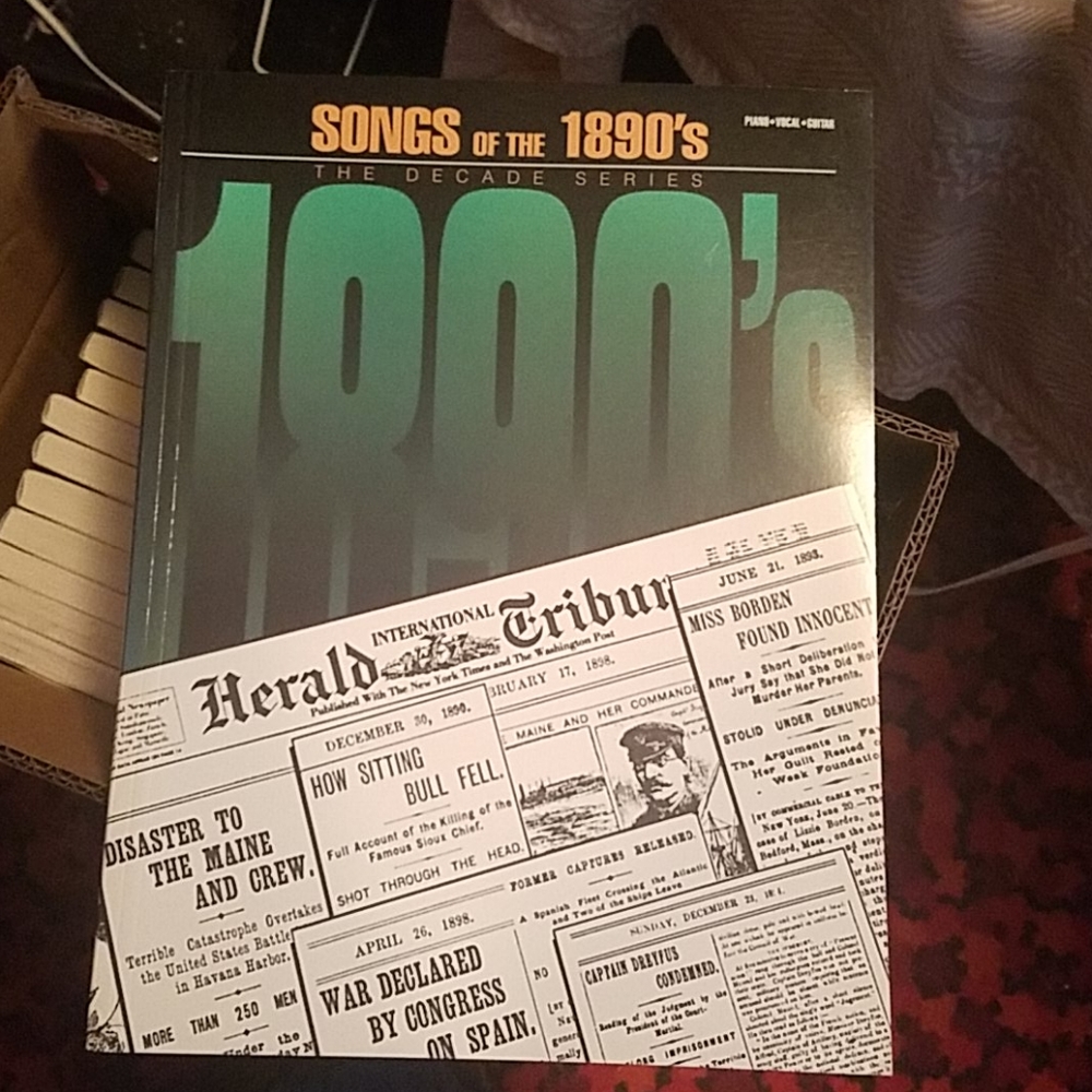 Songs of the 1890's: Piano, Vocal, Guitar